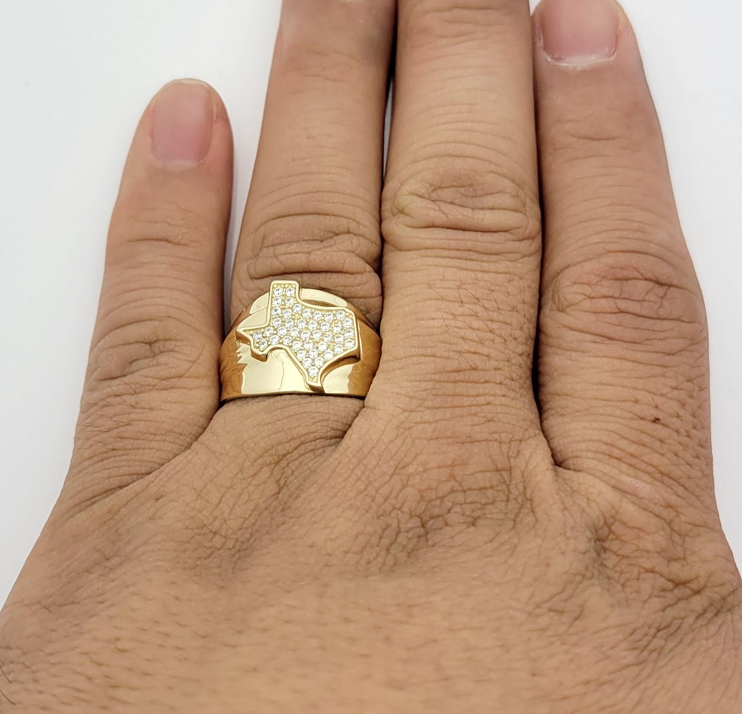 STUNU 10K Yellow Gold Texas Ring CZ