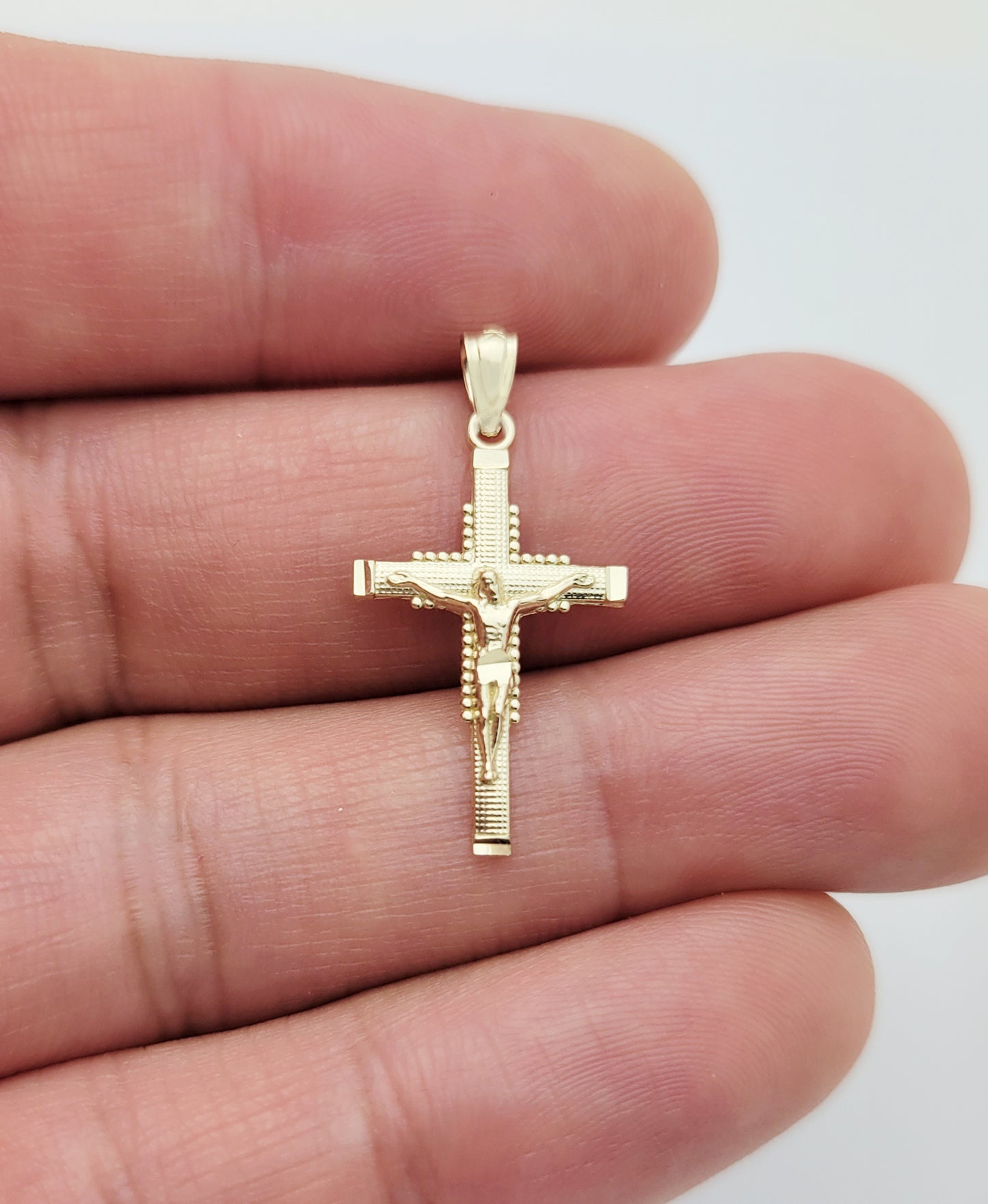 10k Gold Cross Necklace Pendant Cross Small Charm