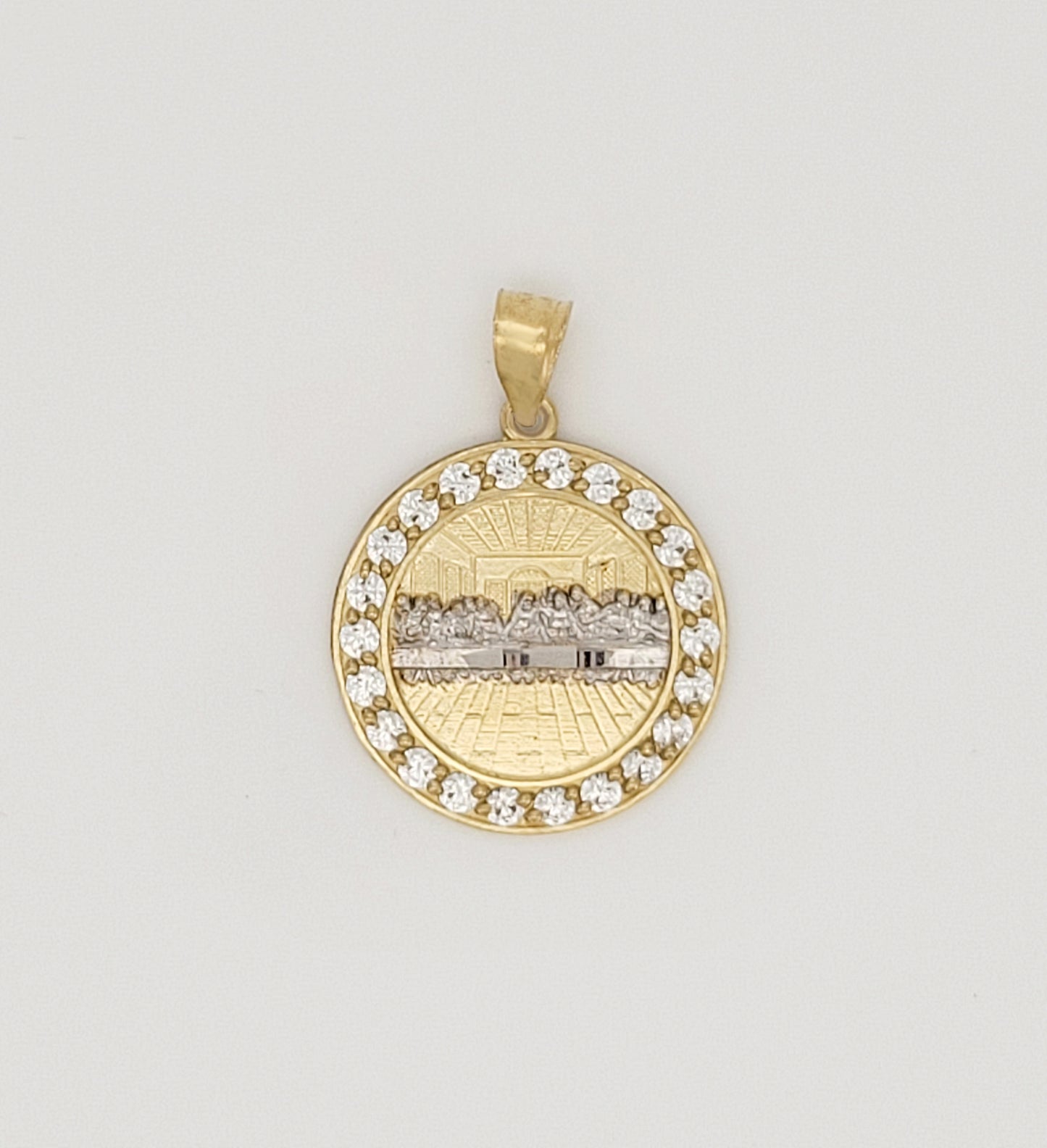 10K Yellow Gold Last Supper Pendant Last Supper Medal