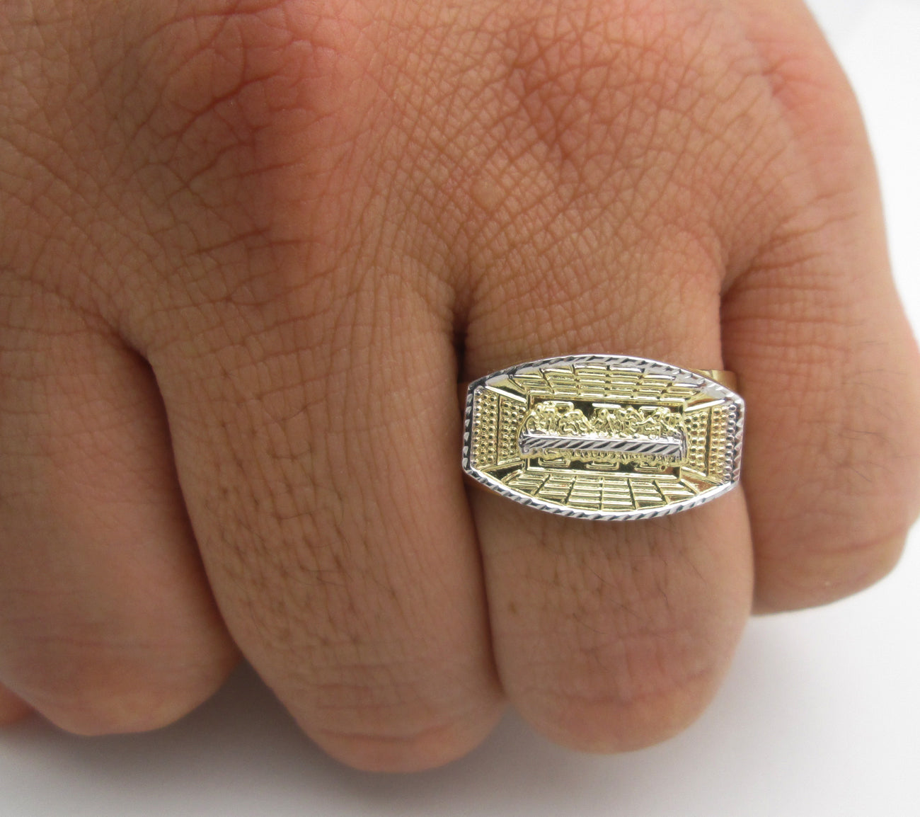 Men's 10K Yellow Gold Last Supper Ring