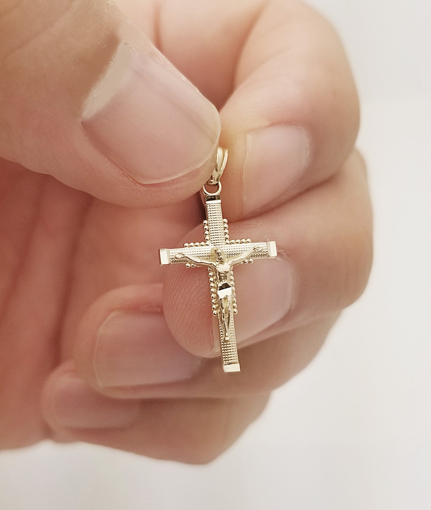 10k Gold Cross Necklace Pendant Cross Small Charm