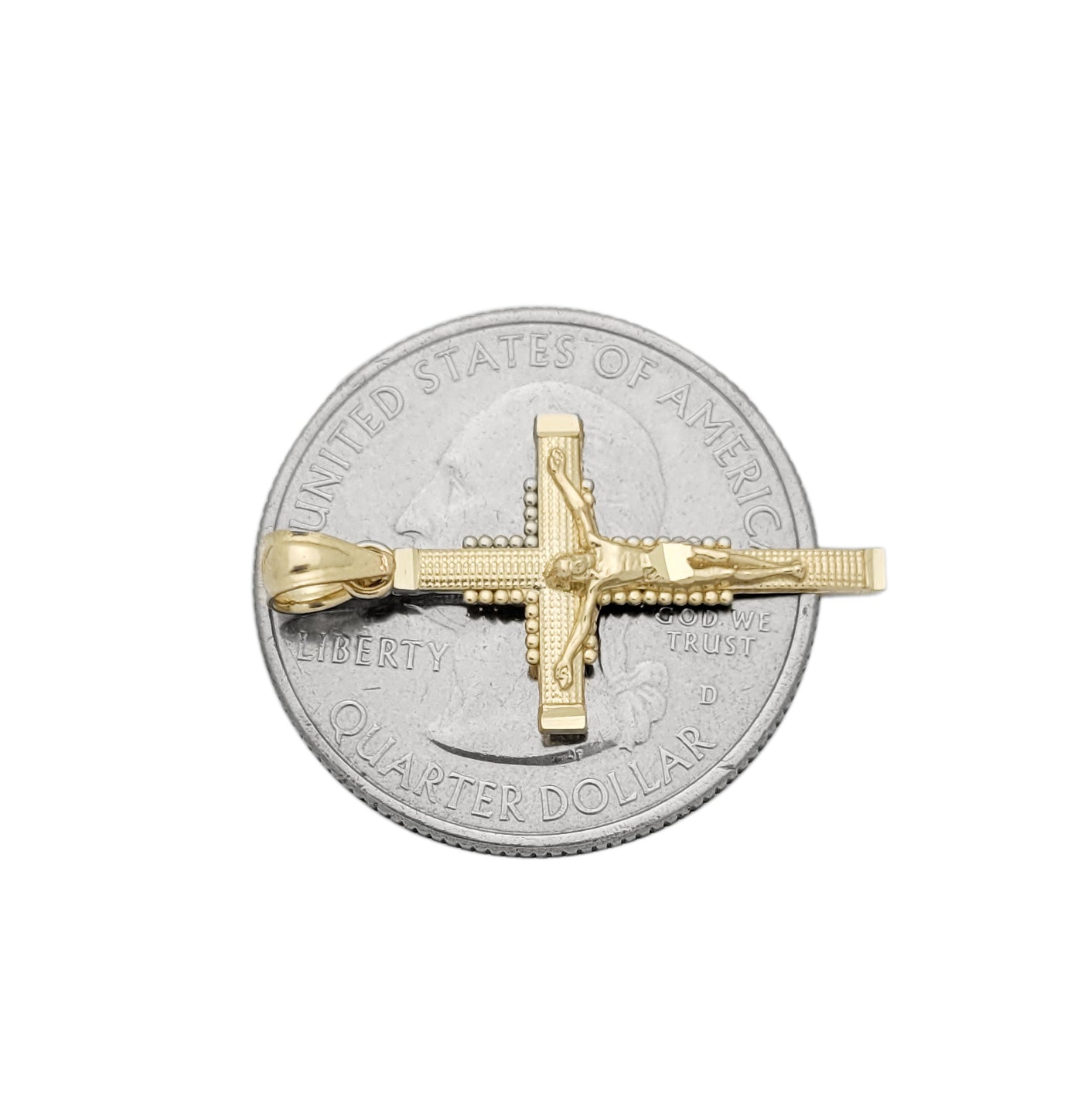 10k Gold Cross Necklace Pendant Cross Small Charm