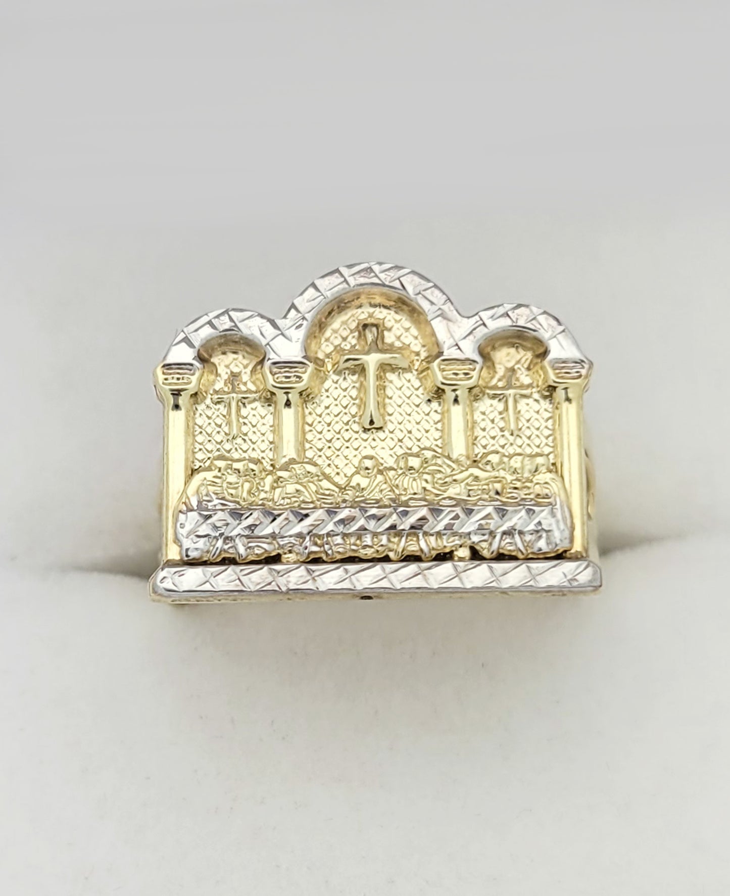 Men's 10K Yellow Gold Last Supper Ring