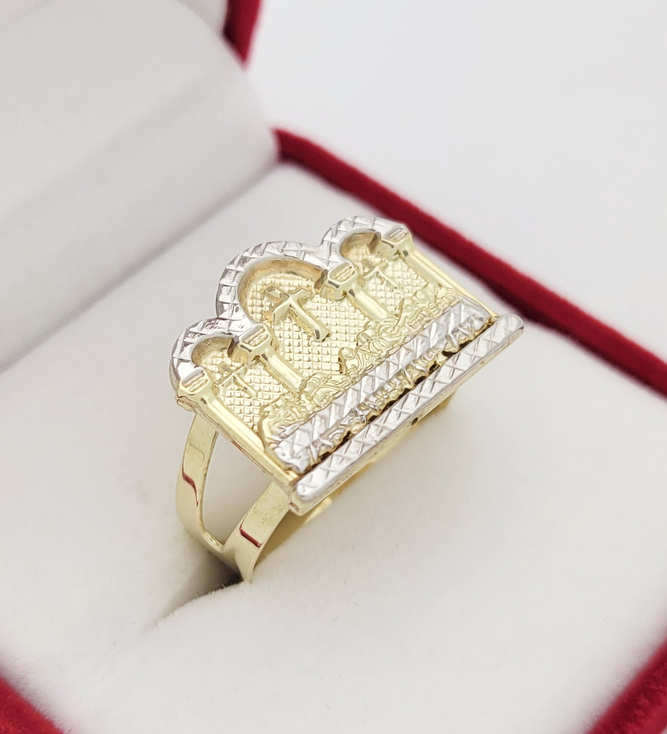 Men's 10K Yellow Gold Last Supper Ring